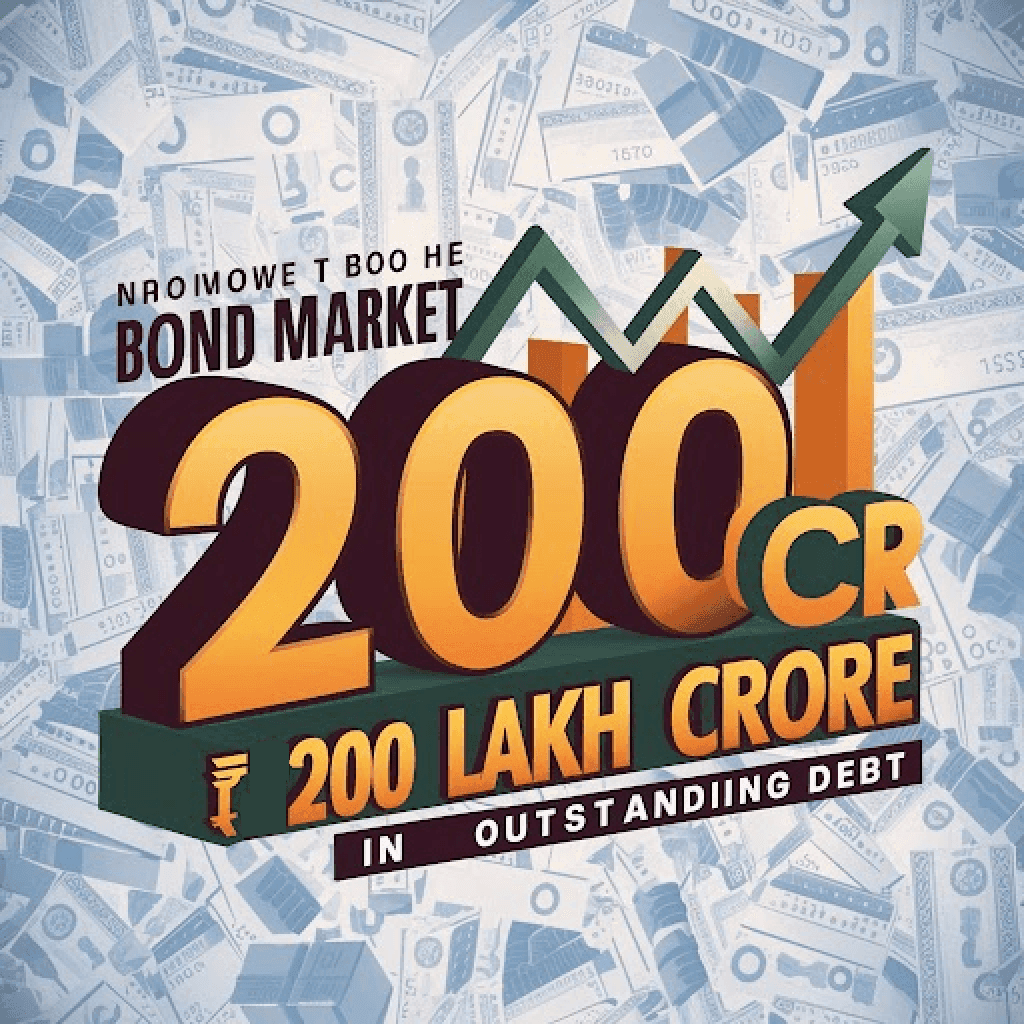 Bond Market Tops ₹200 Lakh Cr in Outstanding Debt