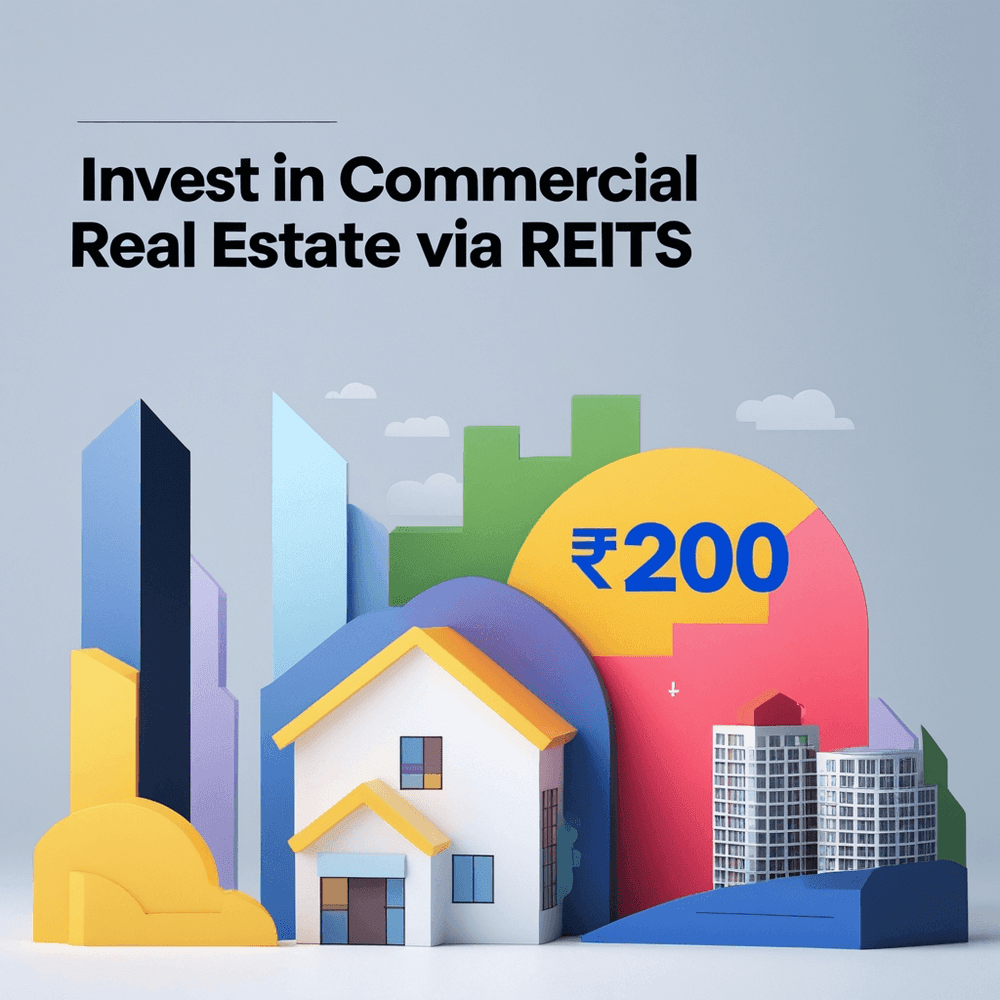 Invest in Commercial Real Estate Via REITs Starting from Just ₹200
