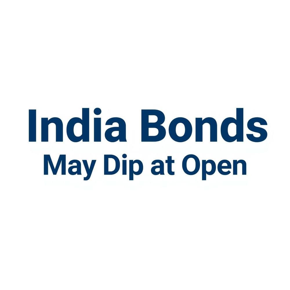 India Bonds May Dip at Open as Focus Shifts to Debt Supply