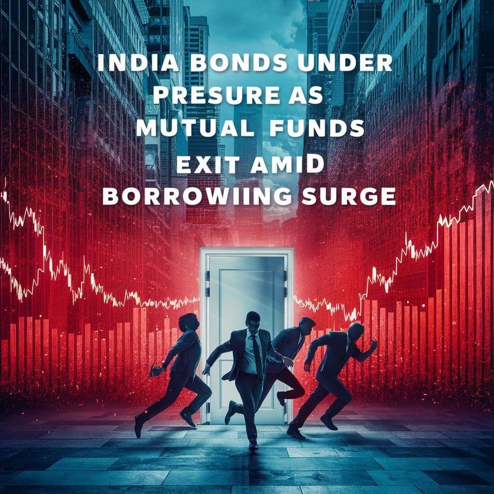 India Bonds Under Pressure As Mutual Funds Exit Amid Borrowing Surge