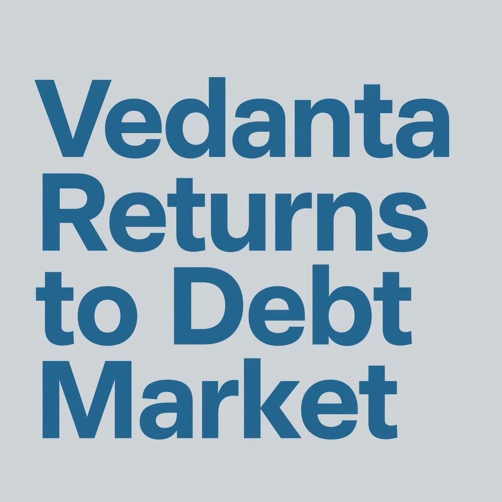 Vedanta Returns to Debt Market Seeking Rs 2,000 Crore Funding