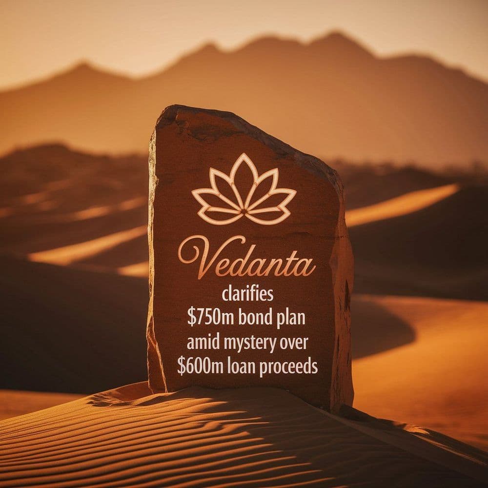 Vedanta Clarifies $750M Bond Plan Amid Mystery Over $600M Loan Proceeds.