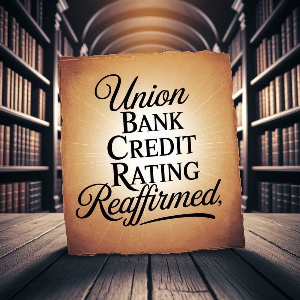 Union Bank Credit Rating Reaffirmed; Outlook Stable